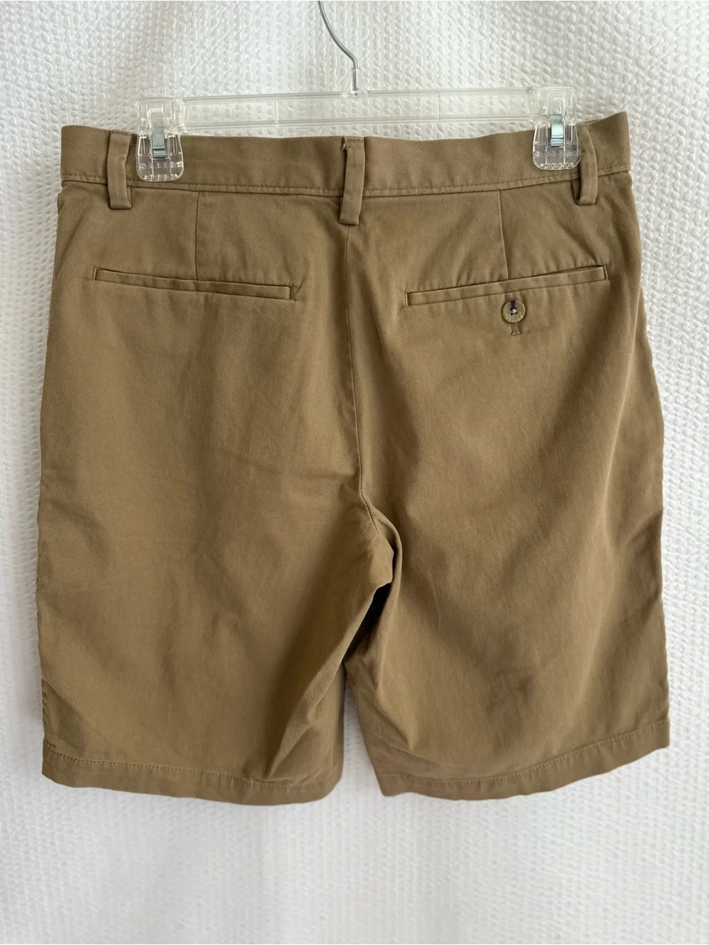 BANANA REPUBLIC Aiden Khaki Chino Shorts Size 30 Stretch 9” Inseam Men’s Casual